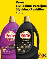 PEROS SIVI BAKIM DETERJANI SİYAHLAR/RENKLİLER 3 L